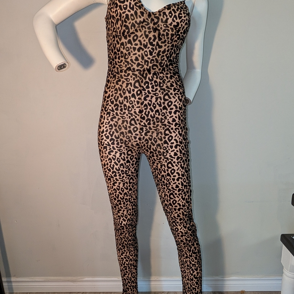 Leopard Print Jumpsuit